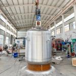 Steam Heating Reactor Jacketed Stirred Tank Vessel Mixer Chemical Reactor for