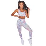 Antibacterial Surfing Yoga Female Sports Bras XXL Tie Dye Fashion Sports Bra