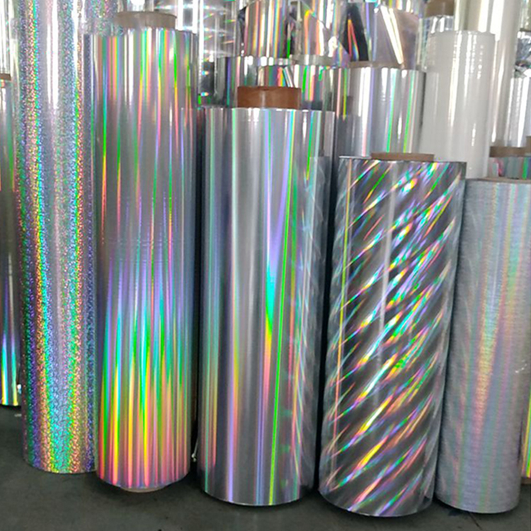 23 Micron BOPP Transparent Thermal Holographic Lamination Film for Laminated Paperboard