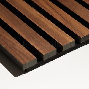 China Natural OAK Wood Color Acoustic Slat Wall Panel Class A Fire Rating Indoor Decoration wholesale
