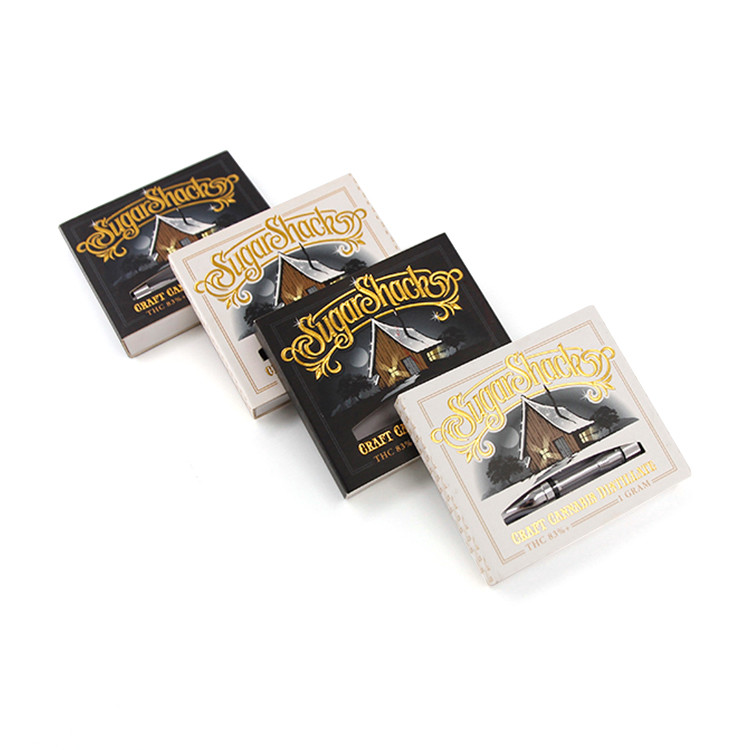Matt Lamination Custom Printed Sleeve Boxes , Vape Cartridge Packaging 83mmx73mmx13.5mm