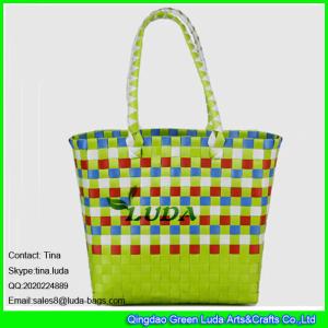 China LUDA 2015 summer pp astraw plaited beach bag wholesale