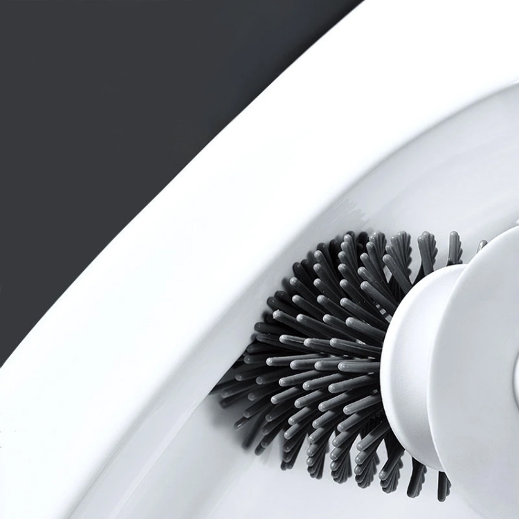 Handheld Silicone Toilet Brush And Holder Bathroom Accessories Toilet Brush Holder