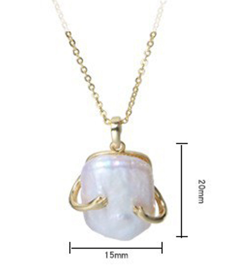 Unique Crosses Pendant Necklace For Women Natural Freshwater Pearl Beads Natural Pearl Necklace Jewelry Set