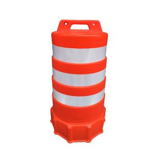 China Reflective Traffic Drum Construction Safety Barrels Channel Drum Barricade wholesale