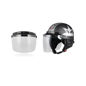 China Motorcycle Anti Fog Lens Helmet Face Shield 3 Snap Mounted Type wholesale