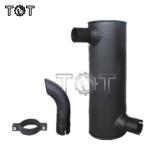Sumitomo PC200-5 6D95 Excavator Muffler Belparts Excavator Cooling System Parts