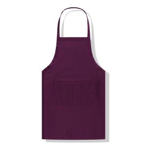 China Kitchen Anti Pilling Ladies Cooking Apron With Printing Logo wholesale