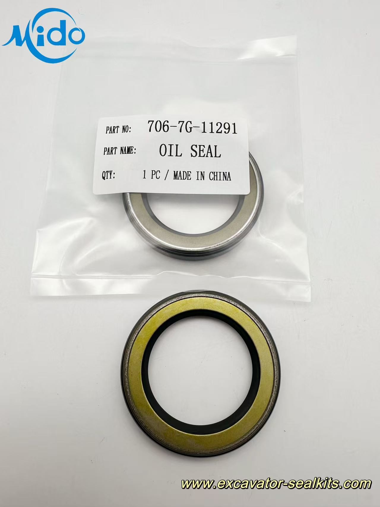 Komatsu Travel Motor & Main Pump Oil Seal - Fits PC100L/150/200 Series Excavators ｜706-7G-11290 706-7G-11291