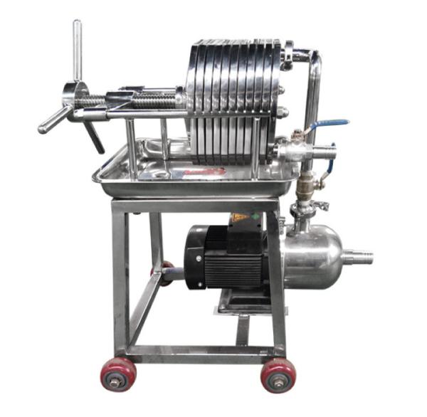 laboratory plate and frame filter press dewatering SS304 316 Water Treatment