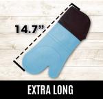 Quilted Liner Oven Mitts Pot Holder BPA Free Flameretardant Steamproof