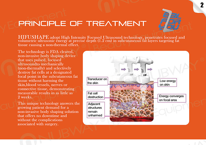 HIFUSHAPE body slimming machine best fat removal procedure