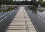 Public Square Balustrade Cable Mesh SUS 316 1.2 Mm