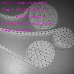 China Straight Case Chain 40P Straight Small straight running plastic chain with closed top plate manufacturer factory wholesale