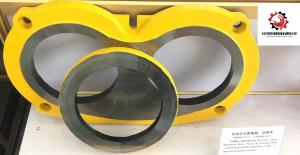 China Zhengfeng Concrete Pump Truck Parts Spectacle Wear Plate Custom wholesale