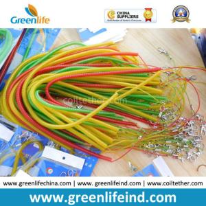 China Promotional Colorful Wire Core Spiral Cord Fishing Tool Lanyard wholesale