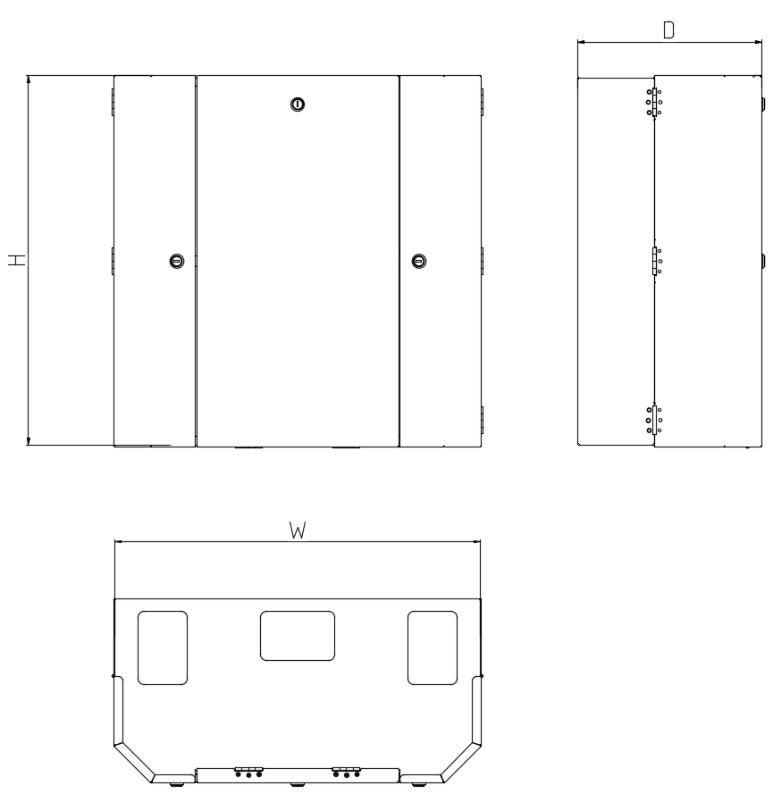 SC FC LC Connectors 96 Ports FTTH Fiber Optic Distribution Box for FTTX Metal Termination