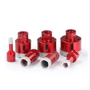 China Laser Welded Hollow Dry Diamond Core Drill Set 30x10x60xM14 wholesale