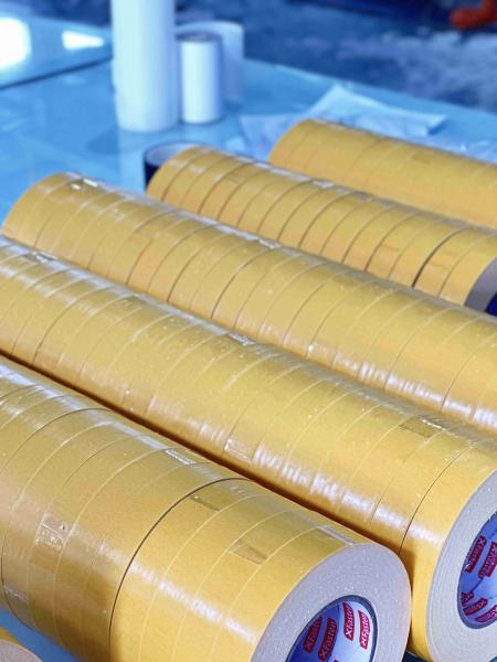 Pressure Sensitive Carpet Adhesive White Tape 200um Temperature Resistance