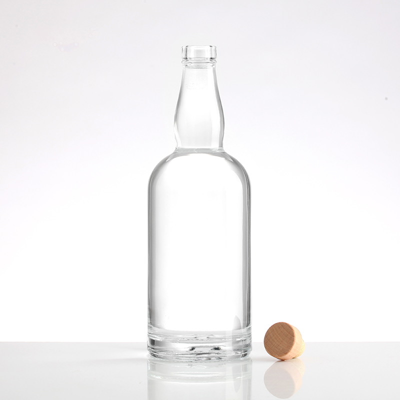 Competitive Glass Frosted Vodka Bottle for Wine Processing Base Material Glass