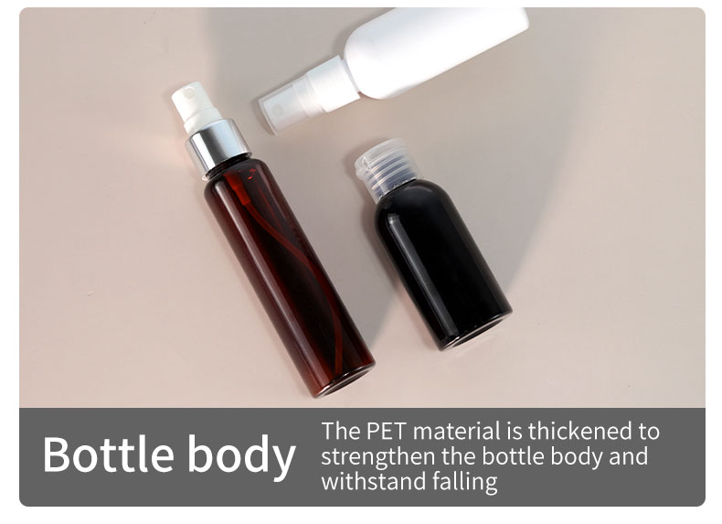 50ml 60ml Frosted PET Bottles White Serum Dropper Bottle For Packaging