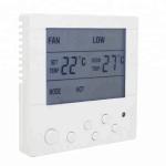 White Wall Mounted AC Digital Room Thermostat With CE Certificate