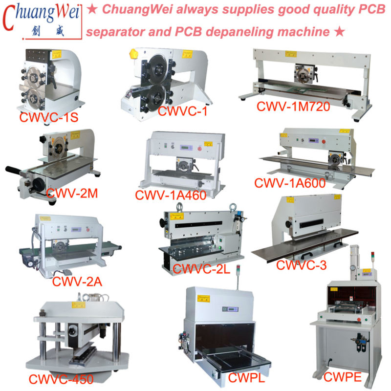 PCB Depaneling Automatic V-cut PCB Separator Machine with LCD Display
