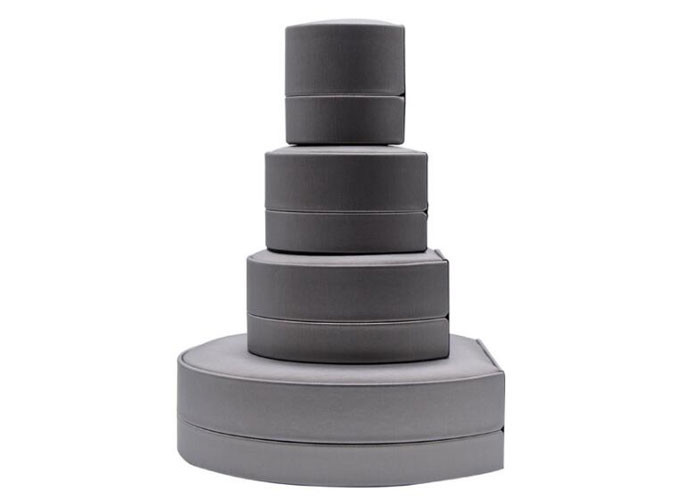 Customized Size Jewelry Gift Boxes , Round Jewelry Box Vairous Color Available