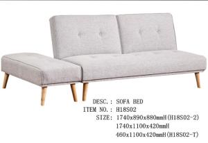 China Simple Ottoman Pure Foam Filling Functional Sofa Bed For Bedroom 460 * 1100 * 420 wholesale