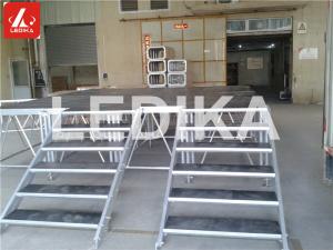 China With Stair Disassembly Aluminum Stage Platform Performance Plywood 750kg / M2 wholesale