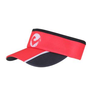 China Fashionable Sports Sun Visor Caps With Sublimation Printing Logo On Front And Back wholesale