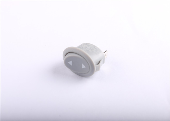 Grey Color SPDT Oval Rocker Switch 3 Pin / Terminal KC VDE UL CUL Certificate