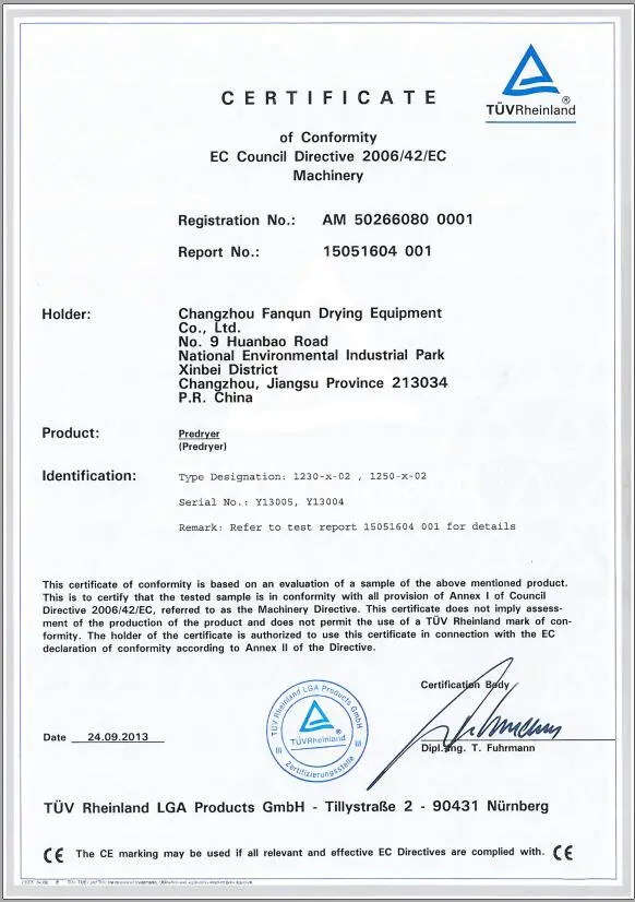 Ce ISO ASME Certificated Vacuum Cone Dryer for Pharmaceutical, Chemicals Guanules, and Food Product From Top Chinese Manufacturer, GMP Dryer