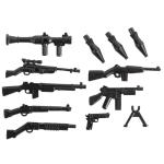 City accessories ww2 soldiers figure army swat team military weapon gun building