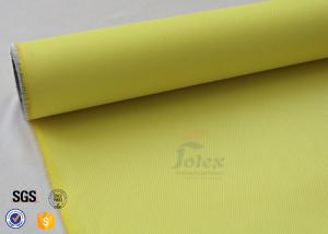 China Yellow PU Coated Fiberglass Fabric 3732 Fireproof Welding Protection Blanket wholesale