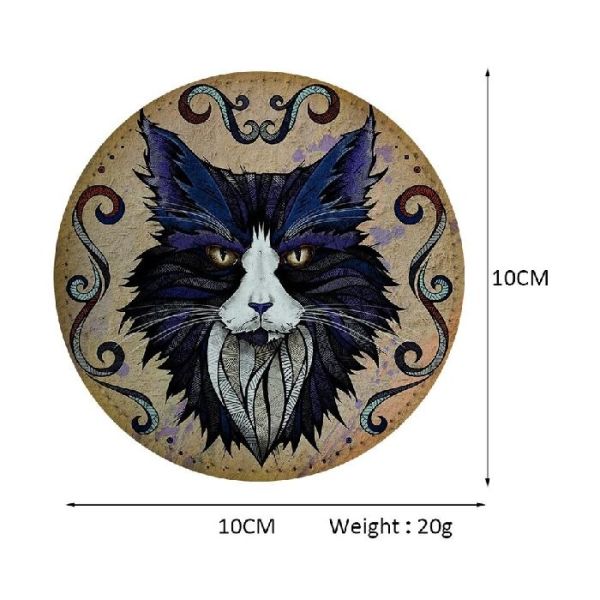 Custom Print Logo Sublimation Blanks Coasters Round Square Colorful PU Leather Sublimation Coaster