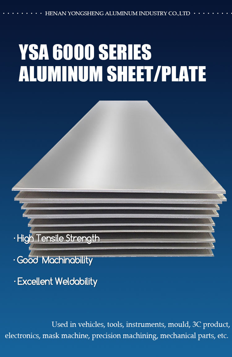 6061 T6 Aluminum Plate for Marine Applications Thickness 0.2-500mm Term CFR