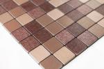 Light Purple Beige Solid Face Metallic Mosaic Tiles Self Adhesive