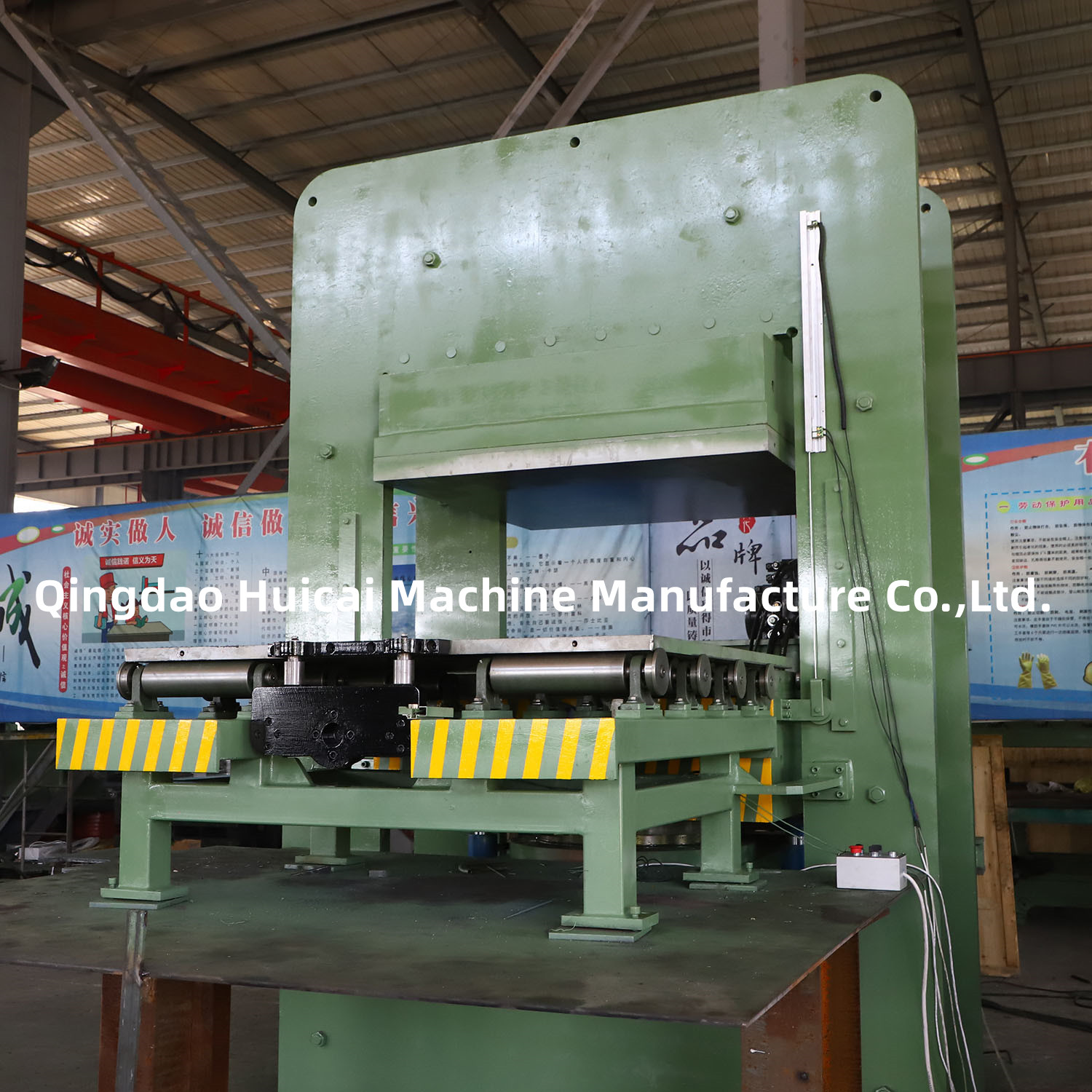 Easy to Operate Bridge Bearing Pad Vulcanizing Press Machine with 50000kg Weight