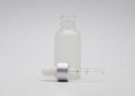 15ml Clear Frosted Perfume Dropper Bottles , Glass Oil Dropper