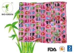 China Laminated PUL Waterproof Baby Wet Bag , Eco Friendly Flower Jujube Diaper Bag wholesale