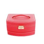 Fashion Storage Holder Leather Jewelry Box Water Resistant Easy To Carry