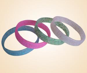 China luminous rubber wristband wholesale