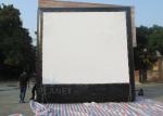 Air Sealed Backyard Inflatable Movie Screen , Rear Projection Screen For Party