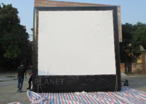 China Air Sealed Backyard Inflatable Movie Screen , Rear Projection Screen For Party wholesale