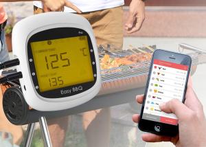 China LCD Screen Wireless Bluetooth Kitchen Meat Thermometer wholesale