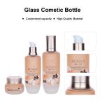 50g 50ml 120ml Skin Care Orange Bottle Matte Gradient Skin Care Products In