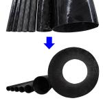 98% C Content Carbon Fiber Filament Wound Products for Furniture Wheels Rims and