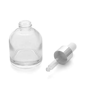 China Non Spill​ Foundation Glass Bottle 18mm Amber Dropper Bottles wholesale