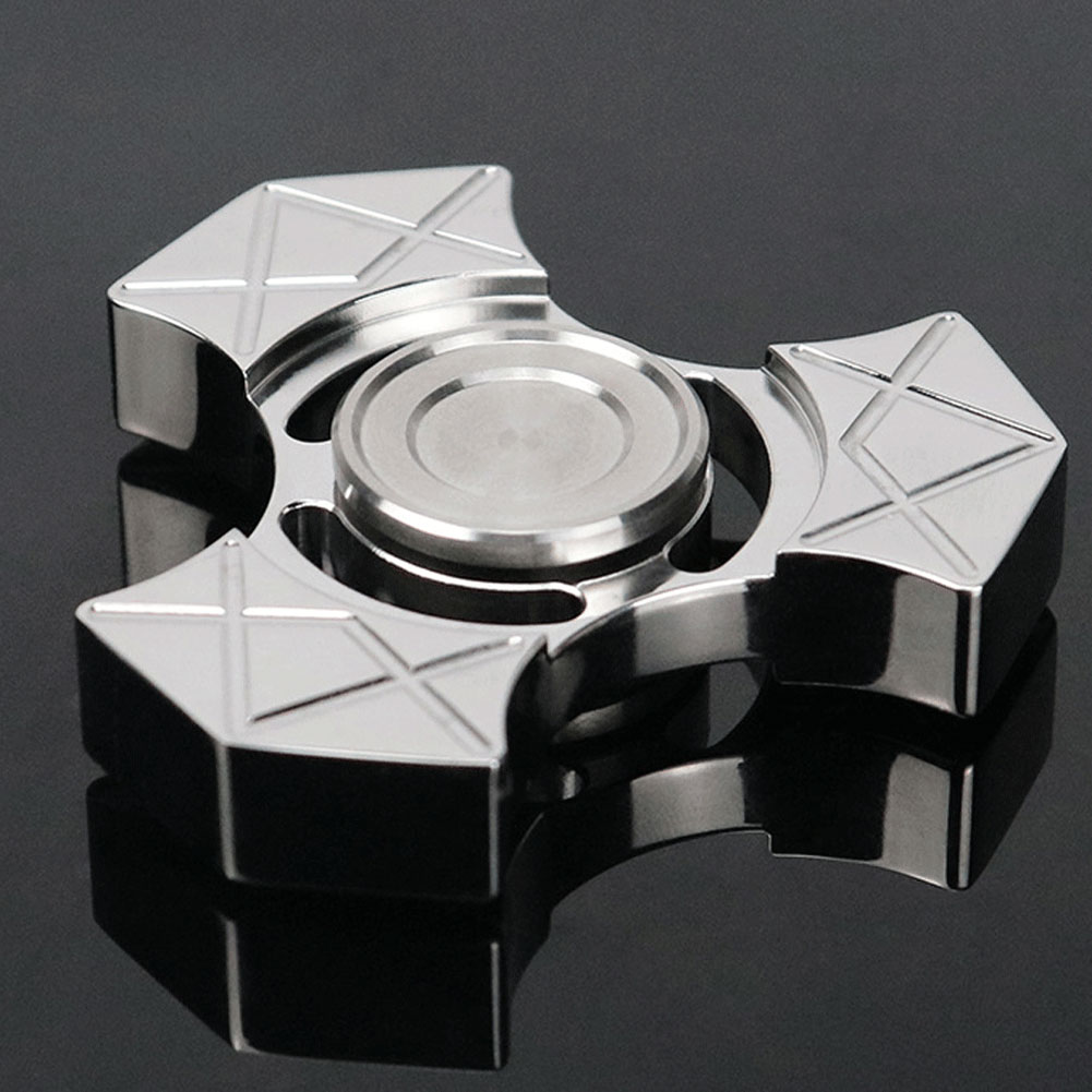 Metal Sensory Fidget Spinner Toy Tomahawk Resistance for Anxiety and Stress Relief